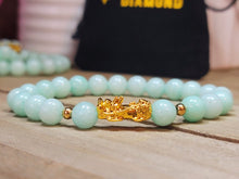 Load image into Gallery viewer, Handmade Aquamarine Bracelet Powerful Bracelet 8mm Feng Shui bracelet