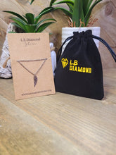 Load image into Gallery viewer, Silver Wing Pendant necklace Trending Necklace , Silver plated charm, Wing necklace