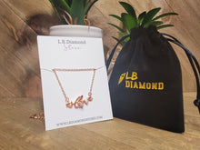 Load image into Gallery viewer, LOVE Fashion Crystal Necklace Gold tone Handmade True Beauty Korean Drama