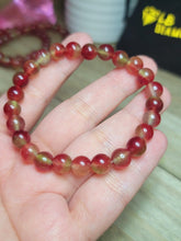 Load image into Gallery viewer, Watermelon Tourmaline Beaded 8mm bracelet Healing Crystal Genuine