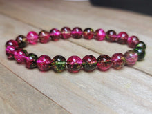 Load image into Gallery viewer, Natural Handmade Crystal bracelet Cracked Quartz Beaded 8mm
