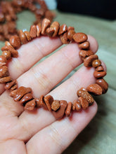 Load image into Gallery viewer, Gold Sandstone Natural Healing Bracelet Chip Bracelet