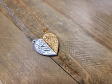 Load image into Gallery viewer, Best Friend necklace BFF Necklace, Trneding friendship necklace Heart friends necklace, Set of 2