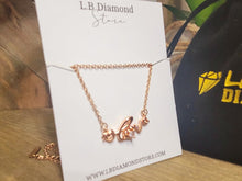 Load image into Gallery viewer, LOVE Fashion Crystal Necklace Gold tone Handmade True Beauty Korean Drama