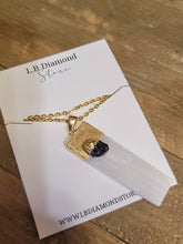 Load image into Gallery viewer, Natural Handmade Crystal Necklace Gold Tone Selenite Healing Crystal