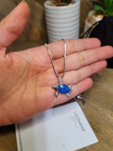 Load image into Gallery viewer, Trendy Turtle Necklace Silver tone Necklace