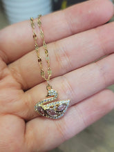 Load image into Gallery viewer, Swan Fashion Crystal Necklace Gold tone Handmade True Beauty Korean Drama