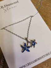 Load image into Gallery viewer, Trendy Star Turtle Necklace Silver tone Gift for her