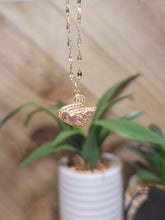 Load image into Gallery viewer, Swan Fashion Crystal Necklace Gold tone Handmade True Beauty Korean Drama