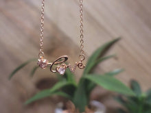 Load image into Gallery viewer, LOVE Fashion Crystal Necklace Gold tone Handmade True Beauty Korean Drama