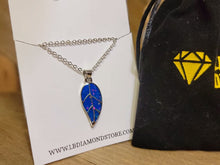 Load image into Gallery viewer, Crystal Necklace Sterling Silver Leaf Fashion Crystal Necklace