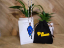 Load image into Gallery viewer, Crystal Necklace Sterling Silver Leaf Fashion Crystal Necklace