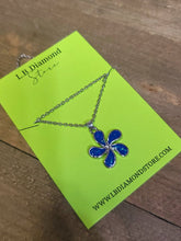 Load image into Gallery viewer, Cute Flower Dainty Necklace - gift for her Silver Tone