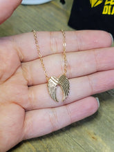 Load image into Gallery viewer, Golden Wing Pendant necklace Trending Necklace , Angel Necklace
