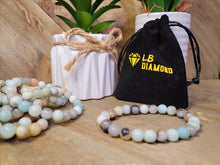 Load image into Gallery viewer, Amazonite 8mm Stretch genuine crystal amazonite bracelet