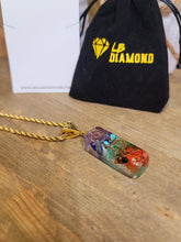Load image into Gallery viewer, Natural Handmade Crystal Necklace Gold Tone 7 Chakras Healing Choker Orgone