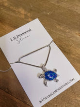 Load image into Gallery viewer, Trendy Turtle Necklace Silver tone Necklace