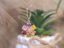 Load image into Gallery viewer, Gorgeous Flower Colorful Stainless Steel Necklace - Healing necklace