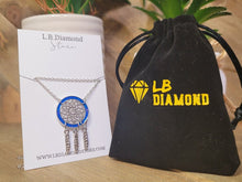Load image into Gallery viewer, Dainty Sleep Catcher Necklace - gift for her Silver Tone