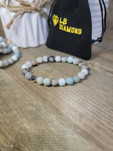 Load image into Gallery viewer, Amazonite 8mm Stretch genuine crystal amazonite bracelet