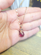 Load image into Gallery viewer, Daily Necklace: 18-Inch Carnelian Pendant in Cute Golden Bag Shape - Perfect Gift for Her