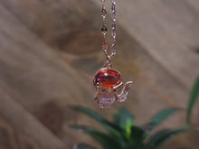 Load image into Gallery viewer, Cute Owl Carnelian Necklace Stainless Steel Healing Necklace
