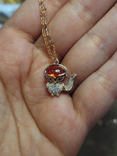 Load image into Gallery viewer, Cute Owl Carnelian Necklace Stainless Steel Healing Necklace