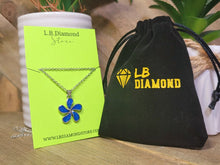 Load image into Gallery viewer, Cute Flower Dainty Necklace - gift for her Silver Tone