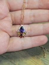 Load image into Gallery viewer, Gorgeous Flower Colorful Stainless Steel Necklace - Healing necklace