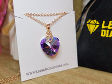 Load image into Gallery viewer, I Love You Necklace - Trendy Heart necklace Gold tone - Gift for her