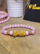 Load image into Gallery viewer, Pink Cat Eye Feng Shui Stretch Bracelet | 8mm Beaded Gift for Her