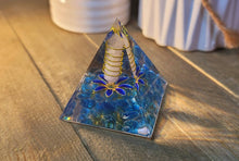 Load image into Gallery viewer, Orgone Pyramid, Rose Quartz Orgonite Chakra Gift