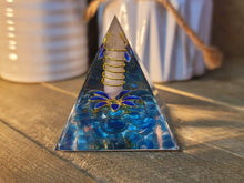 Load image into Gallery viewer, Orgone Pyramid, Rose Quartz Orgonite Chakra Gift