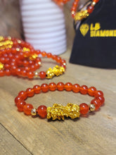 Load image into Gallery viewer, Carnelian Feng Shui Bracelet | Root Sacral Chakra Healing Stone | Virgo Zodiac | Vitality | Passion | Energy Boost | Natural | Creativity | Protection