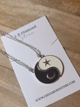Load image into Gallery viewer, 2 PC Couple Necklace - Trendy Couple necklace Silver tone Ying Yang