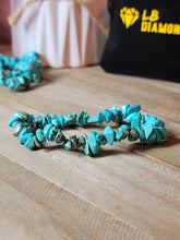 Load image into Gallery viewer, Turquoise Bracelet Handmade Genuine Crystal Stretch Bracelet