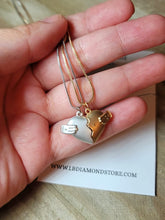 Load image into Gallery viewer, 2 PC Set I love you Heart necklace Set Couple's GIFT