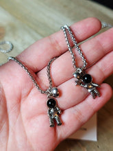 Load image into Gallery viewer, 2 PC Set I love you Astronauts necklace Set Couple's GIFT