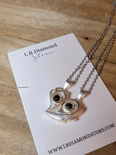 Load image into Gallery viewer, 2 PC Set I love you Heart necklace Set Couple's GIFT