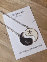 Load image into Gallery viewer, 2 PC Couple Necklace - Trendy Couple necklace Silver tone Ying Yang