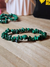 Load image into Gallery viewer, Malachite Bracelet Handmade Genuine Crystal Stretch Bracelet