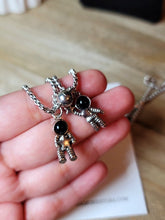 Load image into Gallery viewer, 2 PC Set I love you Astronauts necklace Set Couple's GIFT