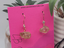 Load image into Gallery viewer, Handmade Smoky Quartz Natural Drop Earrings , Stone Earrings