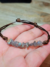 Load image into Gallery viewer, labradorite Chip Bracelet Handmade Genuine Crystal Bracelet