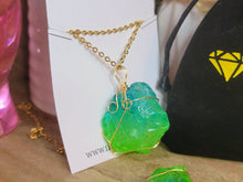 Load image into Gallery viewer, Natural Crystal Necklace Ombre Quartz Stone Gift for her Ombre Quartz