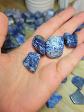 Load image into Gallery viewer, ONE LAPIS LAZULI TUMBLED STONE