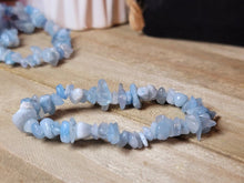Load image into Gallery viewer, Blue Chalcedony Bracelet Handmade Genuine Crystal Stretch Bracelet
