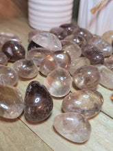 Load image into Gallery viewer, ONE SMOKY QUARTZ TUMBLED STONE