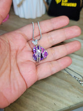 Load image into Gallery viewer, I Love You Necklace - Trendy Heart necklace Silver tone - Gift for her