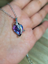 Load image into Gallery viewer, I Love You Necklace - Trendy Heart necklace Silver tone - Gift for her